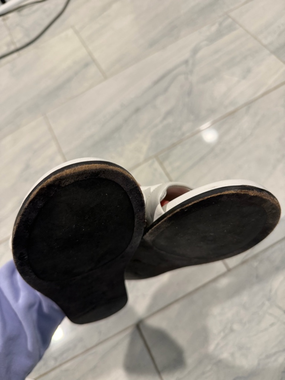 Prada White Quilted Leather Slide Sandals - Picture 4 of 4